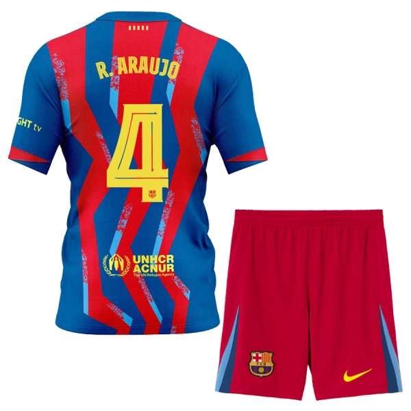 Conjunto FC Barcelona R. Araujo 4 Cuarta Niño 25/26 Conjunto FC Barcelona R. Araujo 4 Cuarta Niño 25/26