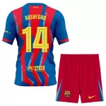 Conjunto FC Barcelona Rashford 14 Cuarta Niño 25/26