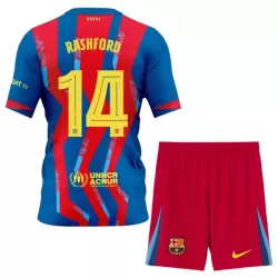 Conjunto FC Barcelona Rashford 14 Cuarta Niño 25/26
