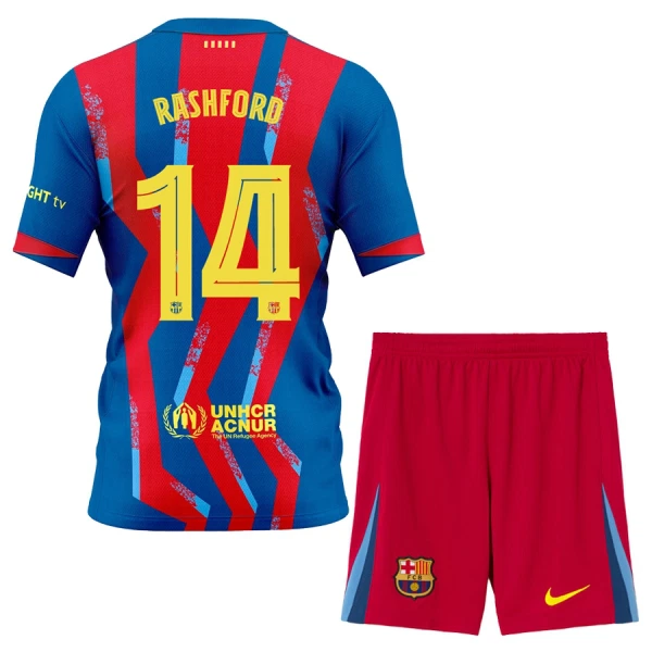 Conjunto FC Barcelona Rashford 14 Cuarta Niño 25/26 Conjunto FC Barcelona Rashford 14 Cuarta Niño 25/26