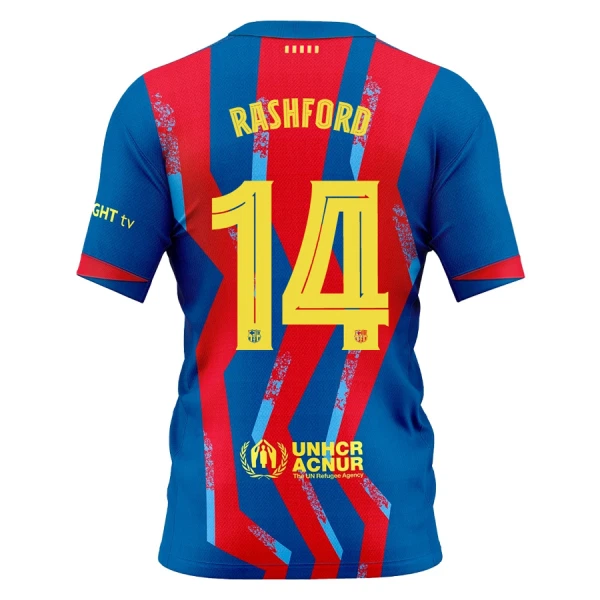 Conjunto FC Barcelona Rashford 14 Cuarta Niño 25/26
