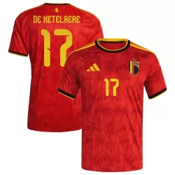 Camiseta Bélgica De Ketelaere 17 Hombre Primera Mundial 2026