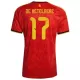 Camiseta Bélgica De Ketelaere 17 Hombre Primera Mundial 2026