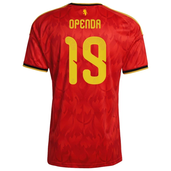Camiseta Bélgica Openda 19 Hombre Primera Mundial 2026