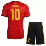 Conjunto Bélgica Lukaku 10 Niño Primera Mundial 2026
