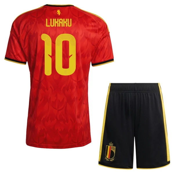 Conjunto Bélgica Lukaku 10 Niño Primera Mundial 2026