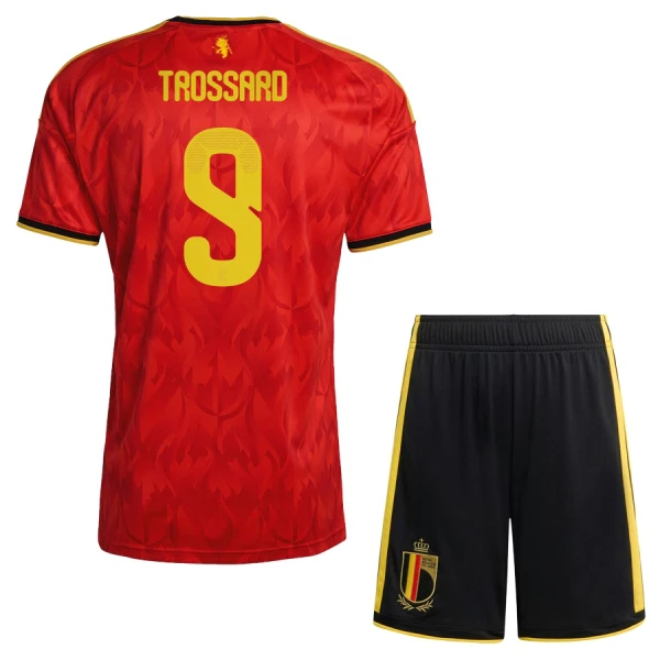 Conjunto Bélgica Trossard 9 Niño Primera Mundial 2026 Conjunto Bélgica Trossard 9 Niño Primera Mundial 2026