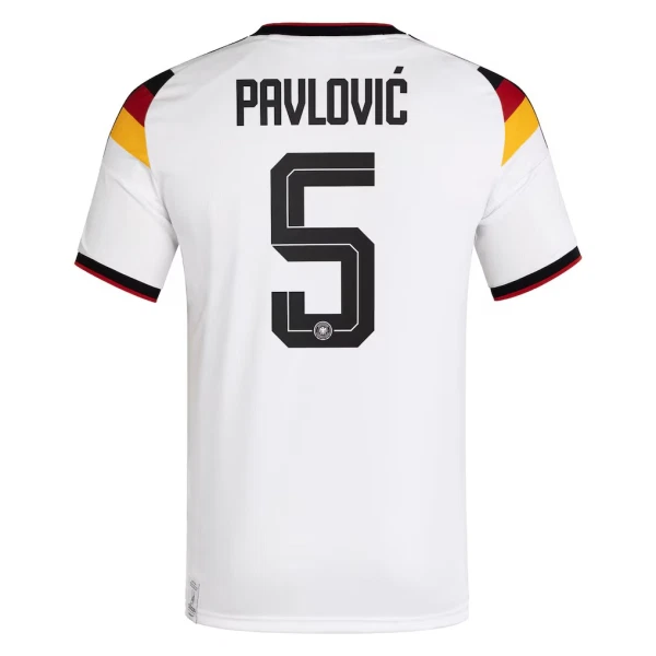 Camiseta Alemania Pavlovic 5 Hombre Primera Mundial 2026