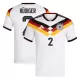 Camiseta Alemania Rudiger 2 Hombre Primera Mundial 2026