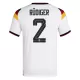 Camiseta Alemania Rudiger 2 Hombre Primera Mundial 2026