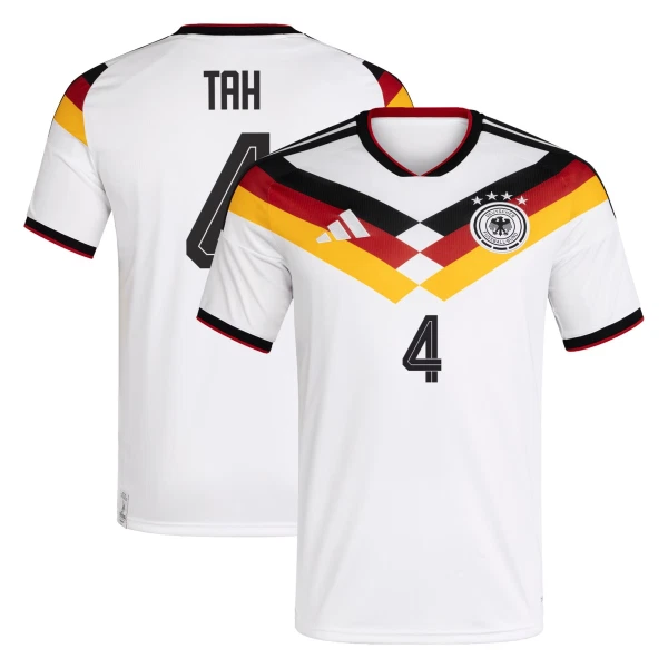 Camiseta Alemania Tah 4 Hombre Primera Mundial 2026