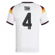 Camiseta Alemania Tah 4 Hombre Primera Mundial 2026