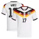 Camiseta Alemania Wirtz 17 Hombre Primera Mundial 2026