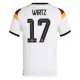 Camiseta Alemania Wirtz 17 Hombre Primera Mundial 2026
