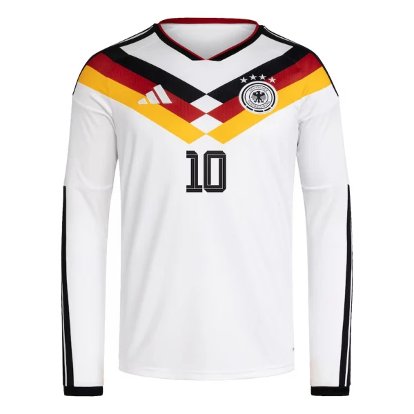 Camiseta Manga Larga Alemania Musiala 10 Hombre Primera Mundial 2026
