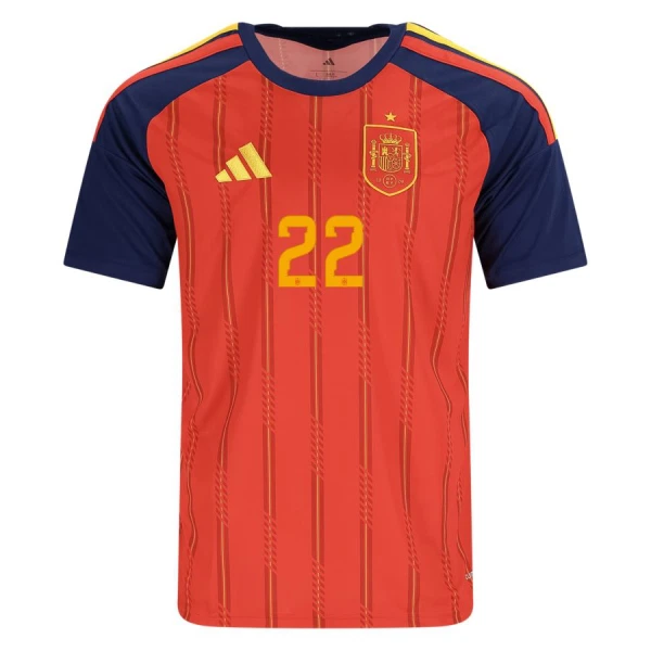 Camiseta España Cucurella 22 Hombre Primera Mundial 2026