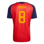 Camiseta España Fabian 8 Hombre Primera Mundial 2026