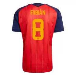 Camiseta España Fabian 8 Hombre Primera Mundial 2026