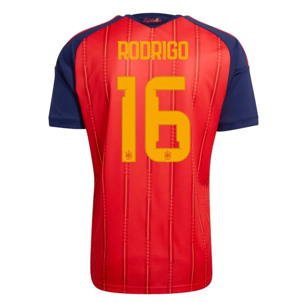 Camiseta España Rodrigo 16 Hombre Primera Mundial 2026 Camiseta España Rodrigo 16 Hombre Primera Mundial 2026