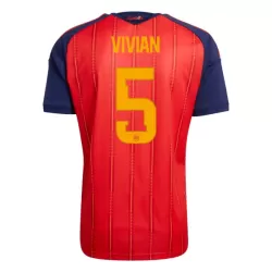 Camiseta España Vivian 5 Hombre Primera Mundial 2026