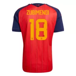 Camiseta España ZUBIMENDI 18 Hombre Primera Mundial 2026