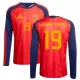 Camiseta Manga Larga España Lamine Yamal 19 Hombre Primera Mundial 2026