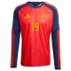 Camiseta Manga Larga España Lamine Yamal 19 Hombre Primera Mundial 2026