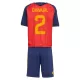 Conjunto España Carvajal 2 Niño Primera Mundial 2026