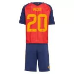 Conjunto España Pedri 20 Niño Primera Mundial 2026