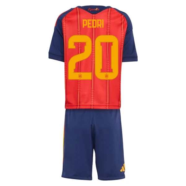 Conjunto España Pedri 20 Niño Primera Mundial 2026