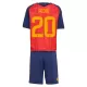 Conjunto España Pedri 20 Niño Primera Mundial 2026