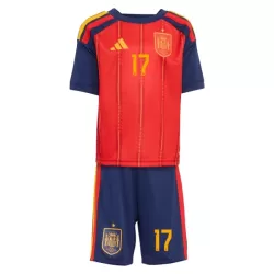 Conjunto España Williams JR 17 Niño Primera Mundial 2026