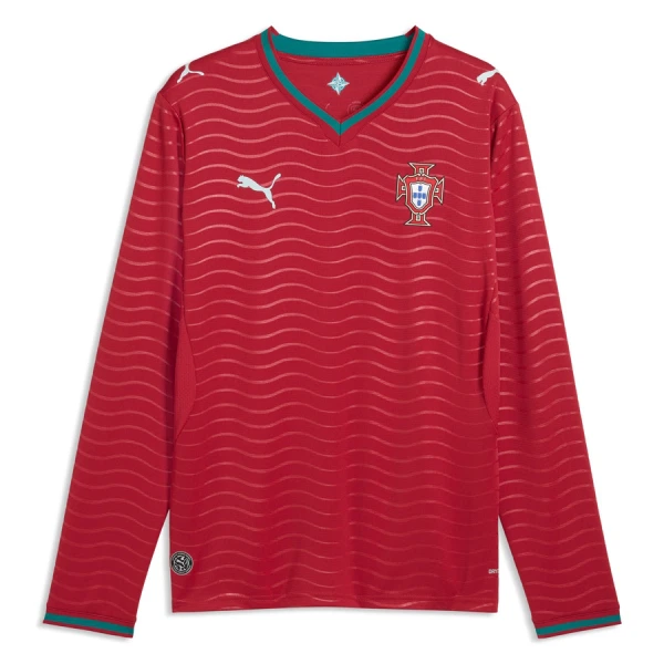 Camiseta Manga Larga Portugal Hombre Primera Mundial 2026 Camiseta Manga Larga Portugal Hombre Primera Mundial 2026