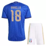 Conjunto Italia Barella 18 Niño Primera Mundial 2026