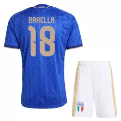 Conjunto Italia Barella 18 Niño Primera Mundial 2026