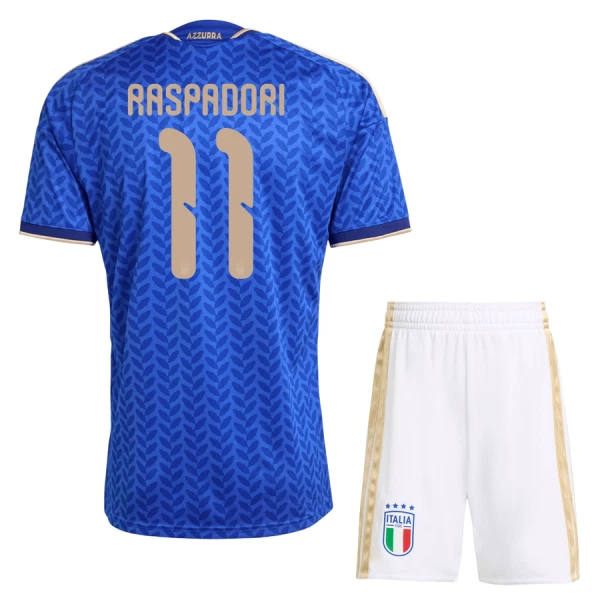 Conjunto Italia Raspadori 11 Niño Primera Mundial 2026 Conjunto Italia Raspadori 11 Niño Primera Mundial 2026