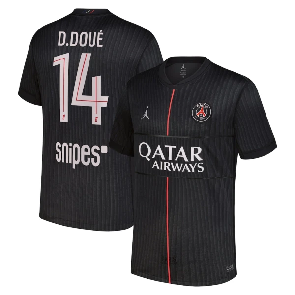 Camiseta Paris Saint-Germain D. Doue 14 Cuarta Hombre Jordan 25/26 Camiseta Paris Saint-Germain D. Doue 14 Cuarta Hombre Jordan 25/26