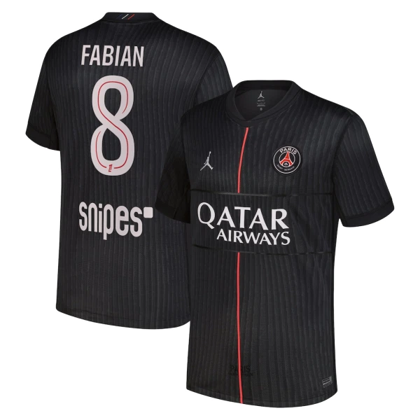 Camiseta Paris Saint-Germain Fabian 8 Cuarta Hombre Jordan 25/26
