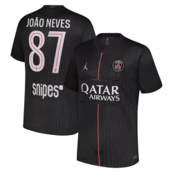Camiseta Paris Saint-Germain Joao Neves 87 Cuarta Hombre Jordan 25/26