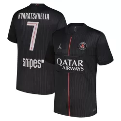 Camiseta Paris Saint-Germain Kvaratskhelia 7 Cuarta Hombre Jordan 25/26