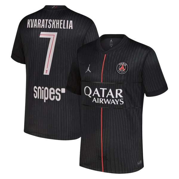 Camiseta Paris Saint-Germain Kvaratskhelia 7 Cuarta Hombre Jordan 25/26 Camiseta Paris Saint-Germain Kvaratskhelia 7 Cuarta Hombre Jordan 25/26