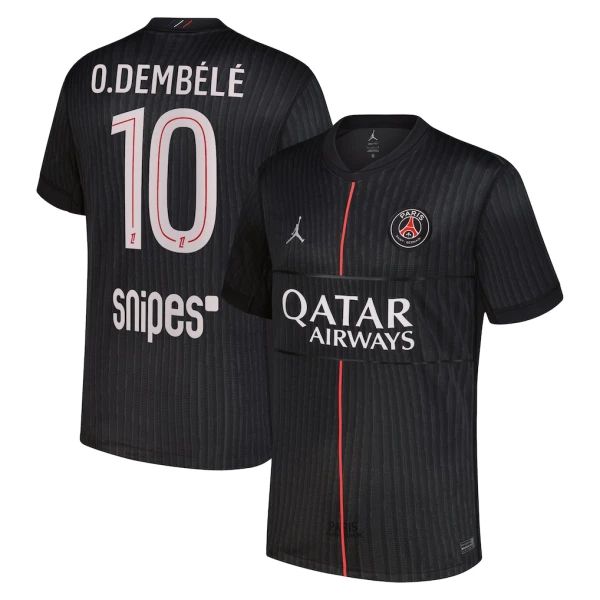 Camiseta Paris Saint-Germain O. Dembele 10 Cuarta Hombre Jordan 25/26