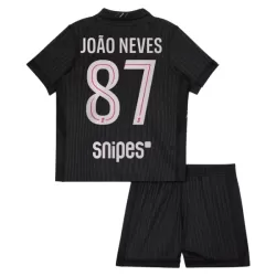 Conjunto Paris Saint-Germain Joao Neves 87 Cuarta Niño Jordan 25/26
