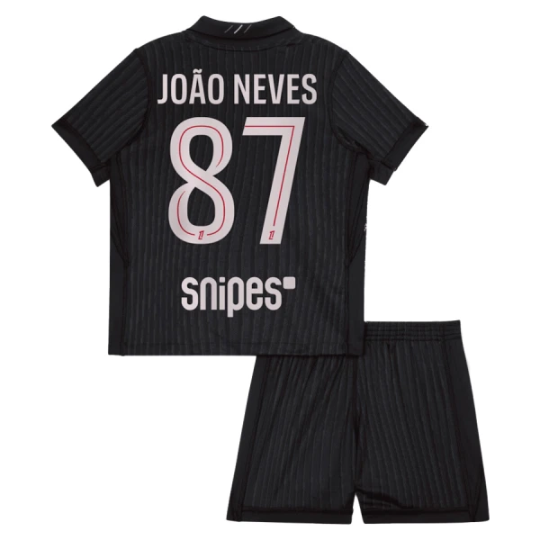 Conjunto Paris Saint-Germain Joao Neves 87 Cuarta Niño Jordan 25/26