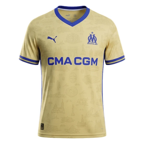 Camiseta Olympique de Marseille Cuarta Hombre 25/26 Camiseta Olympique de Marseille Cuarta Hombre 25/26
