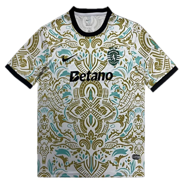 Camiseta Sporting CP Hombre 25/26 Blanca - Especial