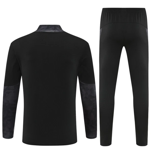AC Milan Sudadera De Entrenamiento Hombre Cremallera Cuarto 25/26 Negra