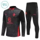 AC Milan Sudadera De Entrenamiento Niño Cremallera Cuarto 25/26 Negra