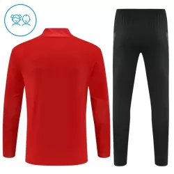 AC Milan Sudadera De Entrenamiento Niño Cremallera Cuarto 25/26 Roja