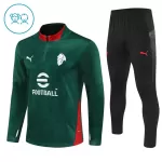 AC Milan Sudadera De Entrenamiento Niño Cremallera Cuarto 25/26 Verde